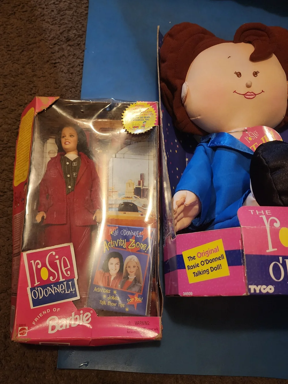 New vantage, 1977.\nTwoRosie O'Donnell Collector Doll in Pink Outfit